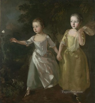 画家の娘たち トーマス・ゲインズバラ Oil Paintings